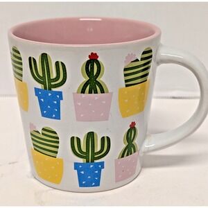 Roobee by Mara-Mi Coffee/Tea Mug Potted Cactus Plants "Back Away" 12 oz
